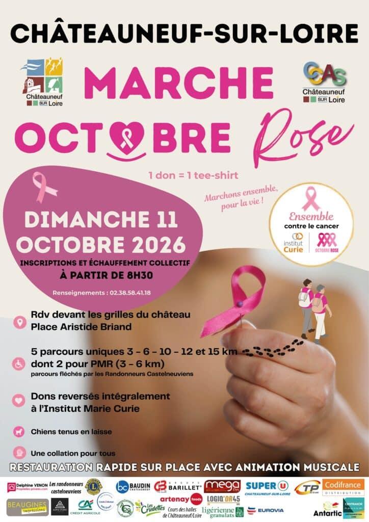 Affiche octobre rose 2026 csl